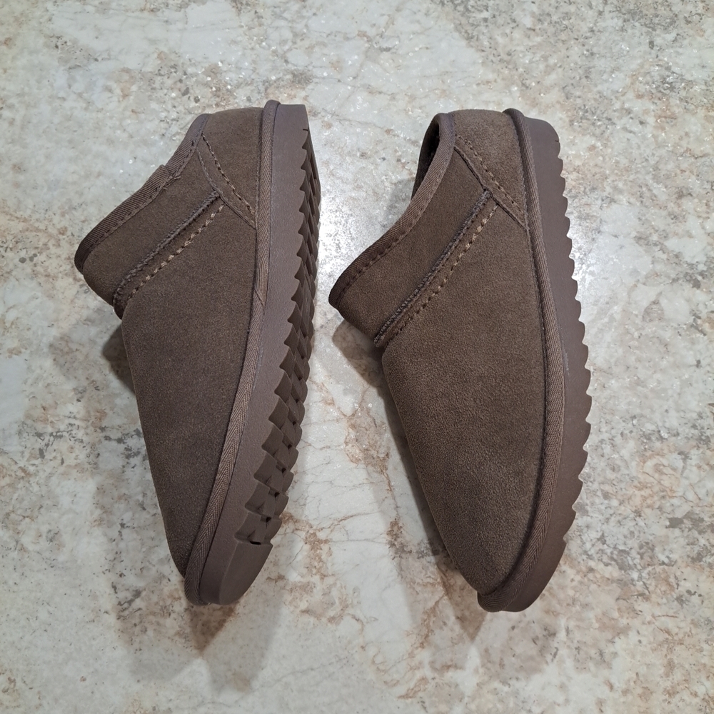 NWOB CUSHIONAIRE Women's Brown Genuine Suede Slip-On Clogs Sz 11 - Picture 6 of 11